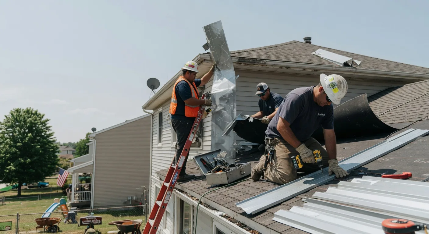 Storm Damage Metal Roof Repair in El Portal, CA
